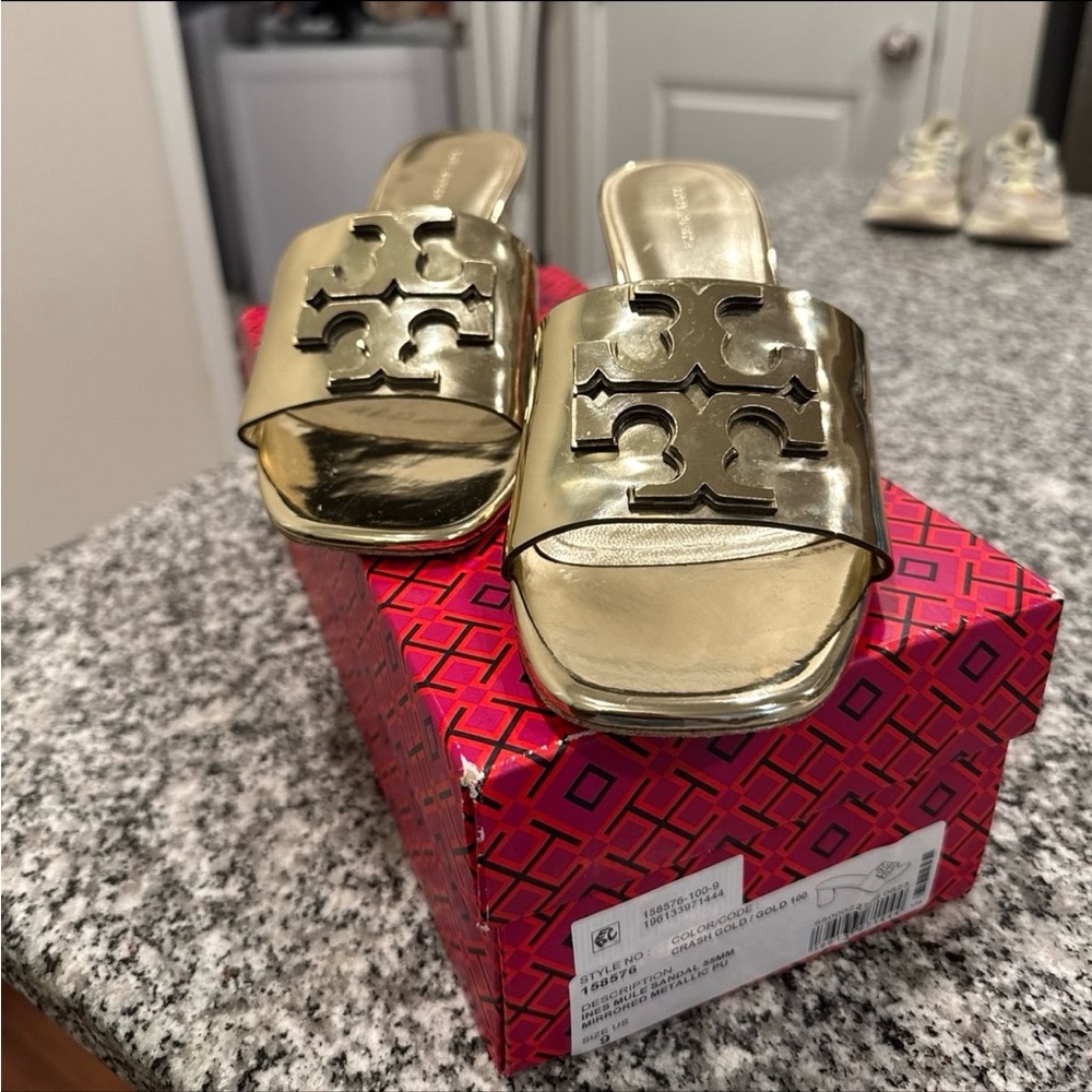 Tory Burch Ines Mule Sandals - Picture 2 of 10